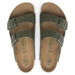 Žabky Birkenstock Arizona Vegan Microfaser Regular dámské a pánské Desert Dust Thyme se širokou stélkou (1024550) 50