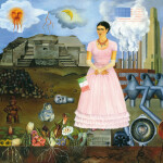 Nástěnný poznámkový kalendář 2026 NOTIQUE - Frida Kahlo, 30 x 30 cm