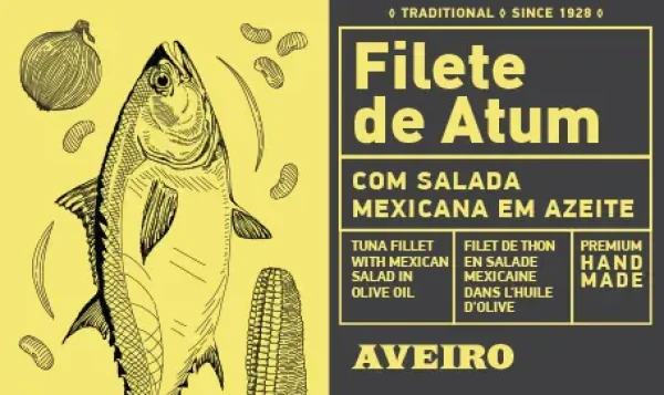 Aveiro Mexický salát s filety z tuňáka v olivovém oleji 120g (12335)