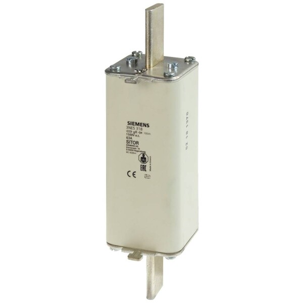 Siemens 3NE5318 sada pojistek 63 A 1500 V 3 ks