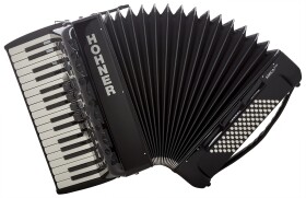 Hohner Amica Forte III 72 Black Silent Key