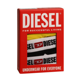 Dámské tanga 3Pack 00SE0K-0EAXL-E6463 žluté,černé, fialové - Diesel M