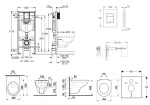 GROHE - Rapid SL Set předstěnové instalace, klozetu a sedátka Jika Lyra Plus, tlačítka Skate Cosmopolita, chrom 38528SET-KJ2