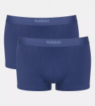 Pánské boxerky EVER Ease Hipster 2P - UNKNOWN - tm. modré 6312 - SLOGGI UNKNOWN M