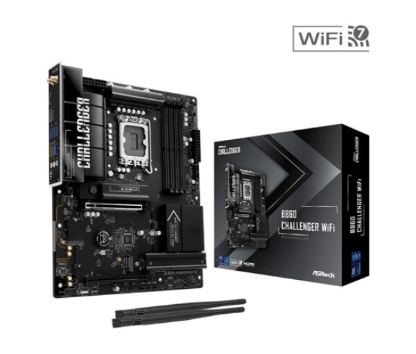 ASRock MB Sc LGA1851 B860 Challenger WiFi, Intel B860, 4xDDR5, 1xHDMI, WiFi, ATX EDF_1883132