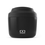 Monbento Termo box na potraviny Monbento Element Onyx 550 ml, černá barva, kov