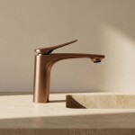 REA - Umyvadlová baterie PREMIUM Vision Copper Brush Low REA-B6343