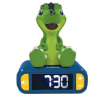 Lexibook budík Dinosaurus se svítící figurkou