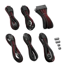 CableMod PRO ModMesh Kabel Extension Kit - černo-tmavě červená (CM-PCAB-BKIT-NKKBR-3PK-R)