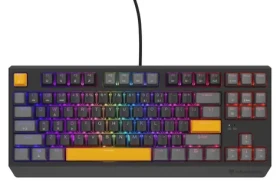 Genesis Thor 230 TKL RGB Outemu Red šedá / Herní klávesnice / Mechanická / US layout / USB (NKG-2081)
