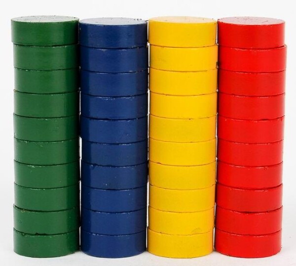 Magnety kulaté 15mm/40ks - barevné