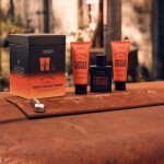 SCOTTISH FINE SOAPS Sada pánské kosmetiky Thistle & Black Pepper – set 3 ks, oranžová barva, plast