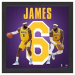 Obraz Los Angeles Lakers NBA LeBron James #6 Impact Jersey