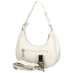 Trendy dámská koženková kabelka na rameno Tricia, béžová