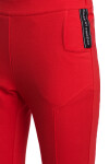 Kalhoty nohavicemi červené EU