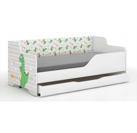 DumDekorace Dětská postel s pohádkovým dráčkem 160x80 cm