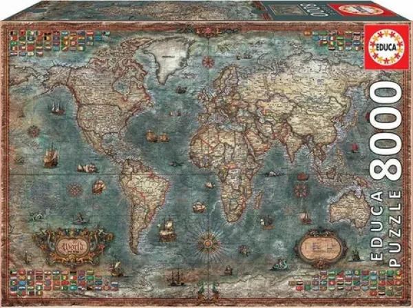 EDUCA Puzzle Politická mapa světa