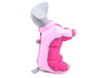 Darila teplá kombinéza pro psa Barva: Růžová, Délka zad (cm): 21, Obvod hrudníku: 30 - 34 cm