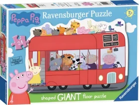RAVENSBURGER Podlahové puzzle Prasátko Peppa