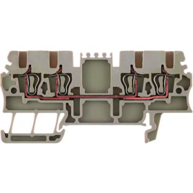 Weidmüller 1775580000 řadová svorka průchodky pružinová svorka Tmavě béžová 100 ks