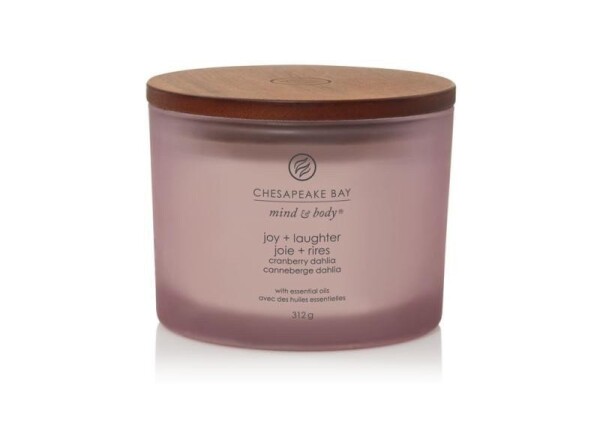 Vonná svíčka CHESAPEAKE BAY CANDLE Joy & Laughter 312g / 3 knoty