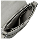 Stylová dámská koženková crossbody kabelka Katia, šedá