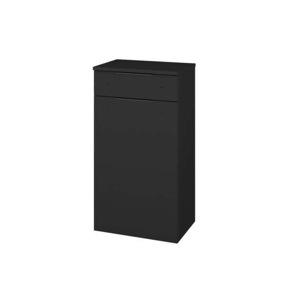 Dřevojas - Nízká skříňka DOS SNDZ 50 - L03 Antracit vysoký lesk / Úchytka T07 / L03 Antracit vysoký lesk / Levé 156299I