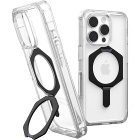 Urban Armor Gear Plyo XTE zadní kryt na mobil Apple iPhone 16 Pro transparentní, černá 1552552, Kompatibilní s MagSafe, stojící, odolné vůči nárazům