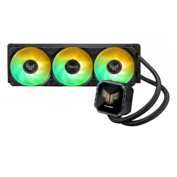 ASUS TUF GAMING LC III 360 ARGB LCD černá / komplet vodního chlazení CPU + 2.8" LCD displej / 3x 120mm (90RC01A1-B0EAY0)