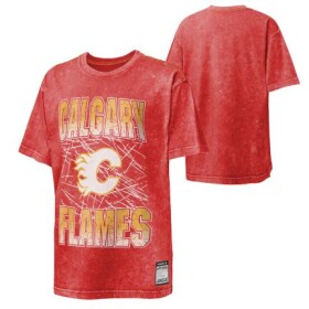 Outerstuff Dětské tričko Calgary Flames NHL Time To Shine Cnk Mw Tee Velikost: Dětské S (6 - 8 let)