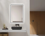 Zrcadlo se senzorem SAT Vision 100x70 cm černá SATZVI70100CE SATZVI70100CE