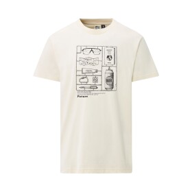 PICTURE M D&S Ridingkit S/S, Natural White velikost: L