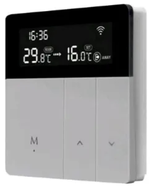 Avatto WT50 šedá / Chytrý termostat / Wi-Fi / Tuya (WT50-WH-3A)