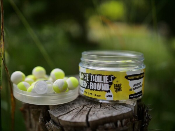 G.B.U. Plovoucí boilies Zeppelin Pop Ups Scopex/Česnek/N-Butyric,G.B.U. Plovoucí boilies Zeppelin Pop Ups Scopex/Česnek/N-Butyric