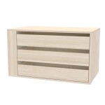 Nábytek Mikulík Skříň FLEXI 2 - 2x dveře plné ROZMĚR: (š/v/h) 220 x 220 x 65 cm