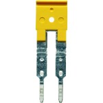 Weidmüller Z-series, Accessories, Cross-connector, For the terminals, No. of poles: 2 ZQV 2.5/2 1608860000-60 žlutá 60 ks