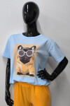HALENKA FRANCISCA OFF PINK BLUE M