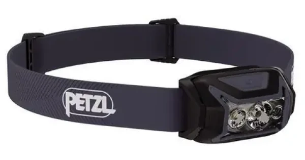 Petzl Actik černá / Čelová svítilna / 450 lm / dosvit až 100 m / 3x AAA / IPX4 (E063AB00)