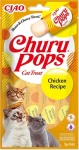 INABA Churu Pops kuře 4x15 g / Pamlsek pro kočky / bez obilovin (352078)
