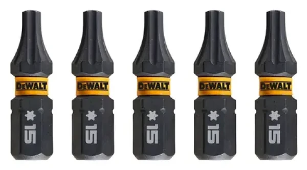 DeWalt Sada bitů T15 / Extreme Torx / 5 ks (DT7380T)