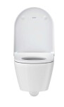 DURAVIT - D-Neo Závěsné WC se sedátkem SoftClose, Rimless, bílá 45880900A1