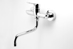 NOVASERVIS - Dřezová umyvadlová baterie 150 mm Metalia 54, chrom 54070/T,0