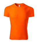 Pixel tričko unisex neon orange 2XL