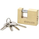 Zámek visací, mosazný B, ø 60 mm, STALCO