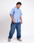 Carhartt WIP Brandon Pant Blue marble used wash M