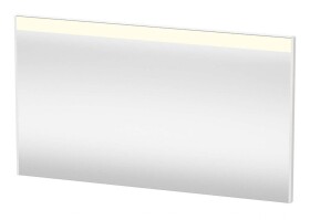 DURAVIT - Brioso Zrcadlo s LED osvětlením 70x122x5 cm, lesklá bílá BR7004022220000