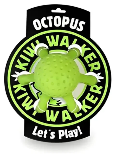 Kiwi Walker Chobotnice Mini zelená / Plovací hračka pro psa / TPR pěna / 12 cm (TPR-836)