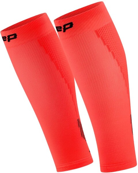 CEP pánské běžecké kompresní lýtkové návleky 5.0 - neon coral Velikost: III (32-38 cm obvod lýtka)