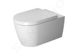 DURAVIT - ME by Starck Závěsné WC, Rimless, s HygieneGlaze, alpská bílá 2529092000