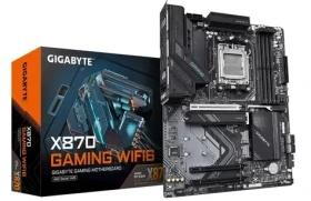GIGABYTE X870 GAMING WIFI6 / AMD X870 / DDR5 / SATA III RAID / USB / 2.5GLAN / M.2 / sc.AM5 / ATX (X870 GAMING WIFI6)